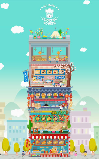 Solitaire Cooking Tower ekran görüntüsü