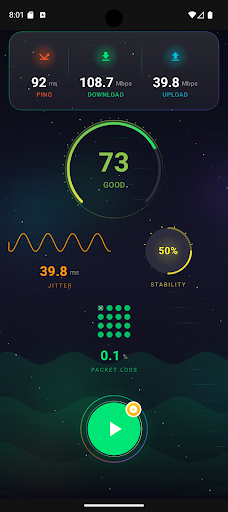 Speedtest ekran görüntüsü