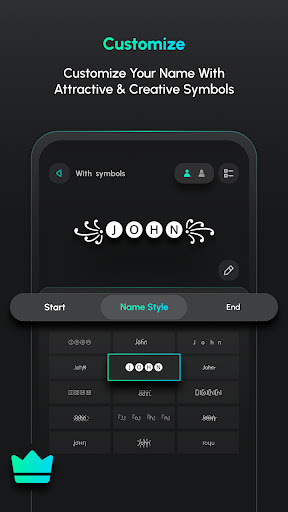 Auto Nickname Name Font Styles ekran görüntüsü
