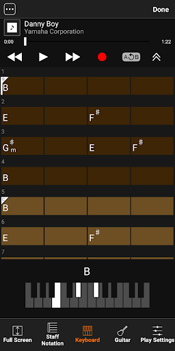 Chord Tracker ekran görüntüsü