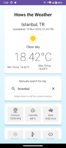 How's the Weather ekran görüntüsü