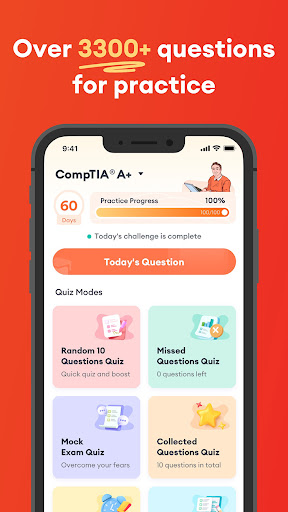 CompTIA Exam Prep 2026 ekran görüntüsü