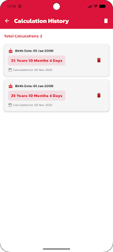 Age Calculator ekran görüntüsü