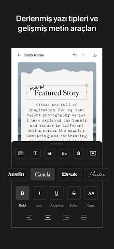 Unfold: Story Maker & Editor ekran görüntüsü