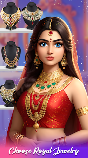 Indian Fashion Makeup Dress up ekran görüntüsü