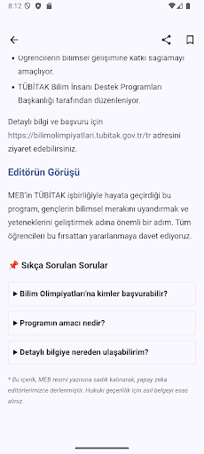 Mevzuat Eğitim Haberleri ekran görüntüsü