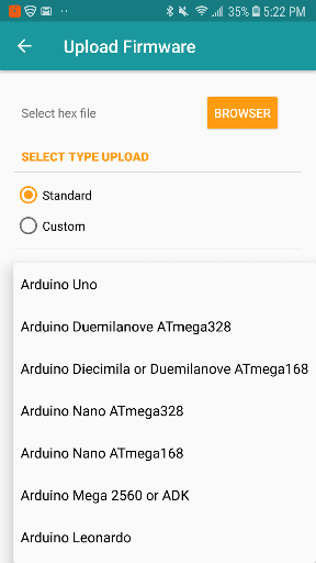 Arduino Hex Uploader-Bin/Hex ekran görüntüsü
