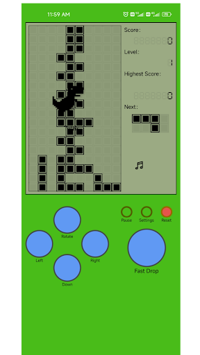 Brick Game: Falling Blocks ekran görüntüsü