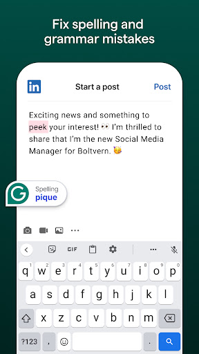 Grammarly-AI Writing Assistant ekran görüntüsü