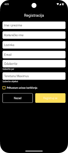 Teretana Maximus ekran görüntüsü