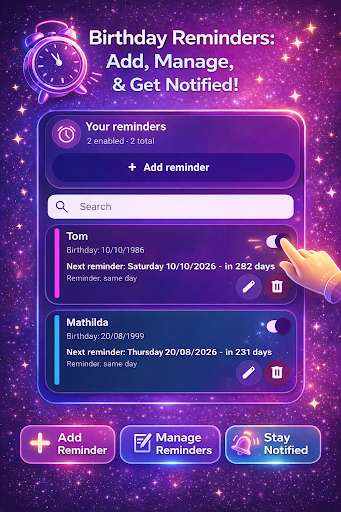Yaş Hesaplayıcı Doğum Alarmı ekran görüntüsü