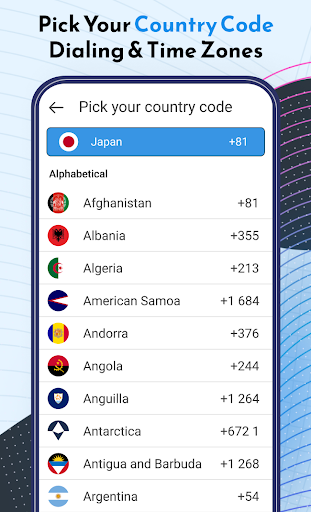 All Country Code: Dialing Code ekran görüntüsü