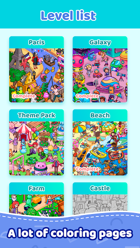 Sticker coloring - art puzzle ekran görüntüsü