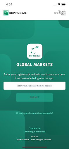 BNP Paribas Global Markets ekran görüntüsü