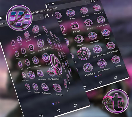 Abstract Horse Launcher Theme ekran görüntüsü