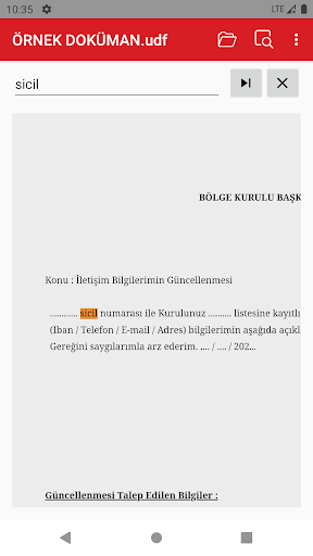 Uyap Doküman Editör ekran görüntüsü