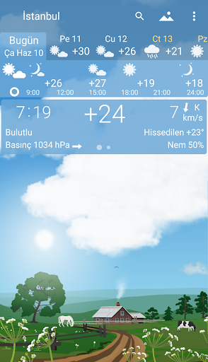 YoWindow ile Doğru Hava Durumu ekran görüntüsü