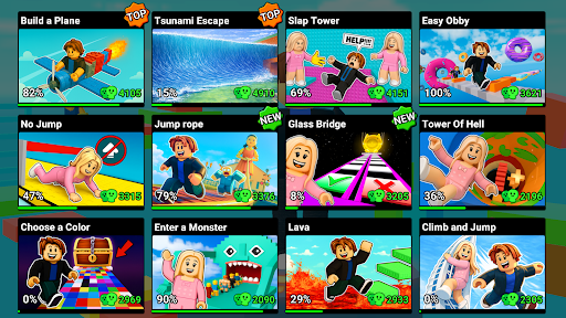 Mini Games: Obby Challenge ekran görüntüsü