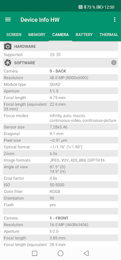 Device Info HW+ ekran görüntüsü