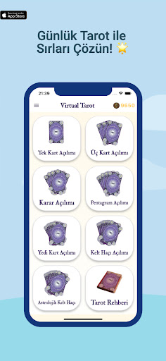 Virtual Tarot: Tarot Kartları ekran görüntüsü
