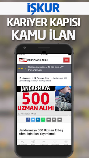 Kamu Personeli Alımı ekran görüntüsü