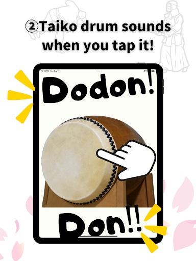 Japon taiko davulu zamanlayıcı ekran görüntüsü