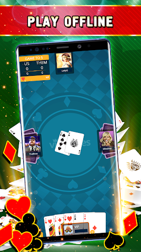 Euchre Offline - Single Player ekran görüntüsü