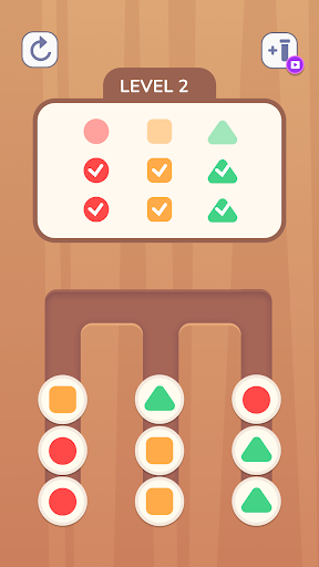 Color Shape Sort Puzzle ekran görüntüsü