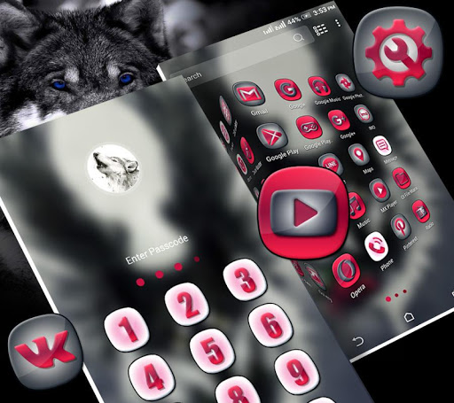 Wolf Launcher Theme ekran görüntüsü
