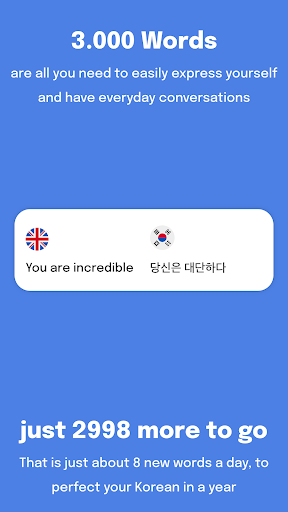 3000 Most Common Korean Words ekran görüntüsü