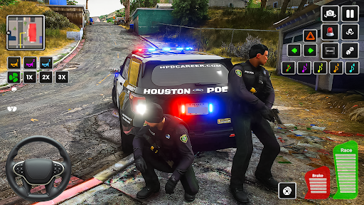 Highway Police Car Patrol Game ekran görüntüsü