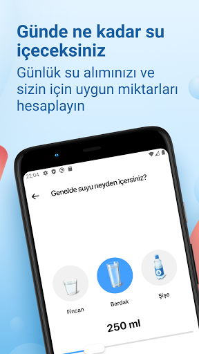 Su takipçisi. İçme hatırlatma ekran görüntüsü