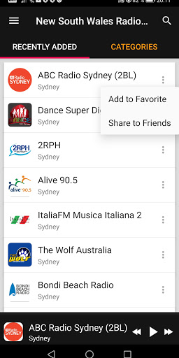 New South Wales Radio Stations ekran görüntüsü