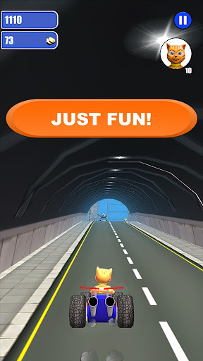 Cat Subway Run: Leo Cat vs Dog ekran görüntüsü