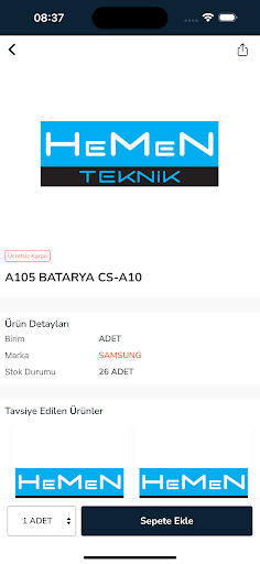 Hemen Teknik ekran görüntüsü