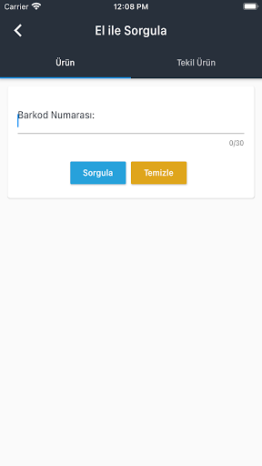 ÜTS Mobil ekran görüntüsü