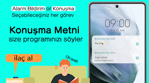Konuşan Hatırlatıcı Alarm FLEX ekran görüntüsü