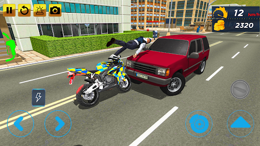 Police Stunt Bike Simulator ekran görüntüsü