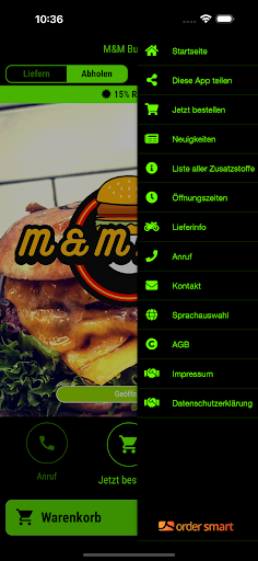 M&M Burger ekran görüntüsü