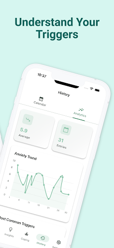 Anxiety Tracker - Pulse Mood ekran görüntüsü