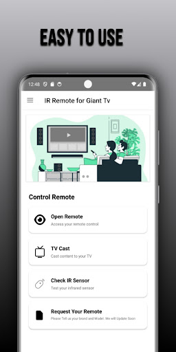 Remote for Giant Tv ekran görüntüsü