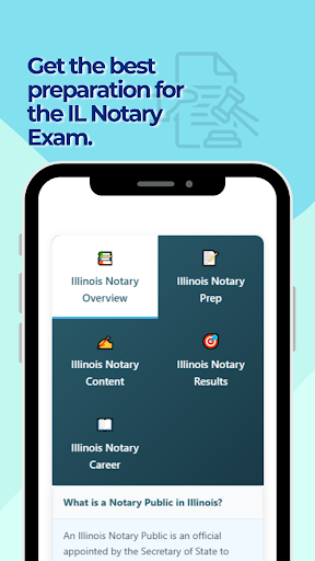 IL Notary Practice Test ekran görüntüsü