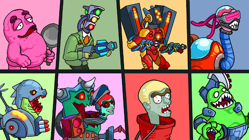 Merge Fight: Grim & Zombie War ekran görüntüsü