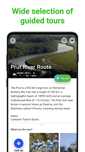 Cantemir Tour Guide:SmartGuide ekran görüntüsü