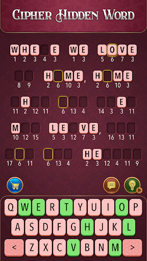 Word Code - Cryptogram Puzzle ekran görüntüsü