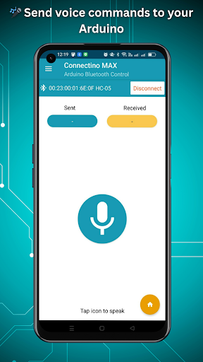 Connectino: Arduino Bluetooth ekran görüntüsü