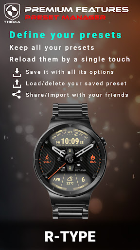 R-Type Watch Face ekran görüntüsü