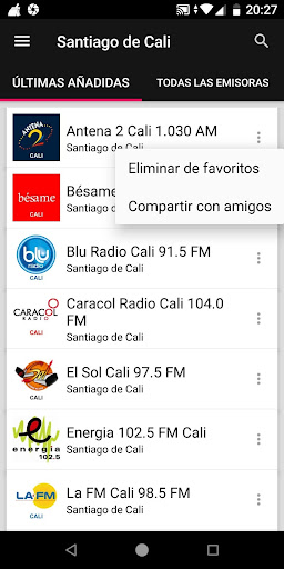 Cali Radio Stations ekran görüntüsü