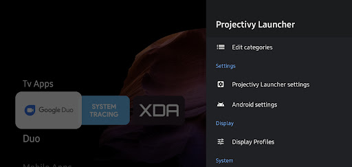 Projectivy Launcher ekran görüntüsü