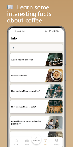 CaffeInMe - Caffeine Tracker ekran görüntüsü